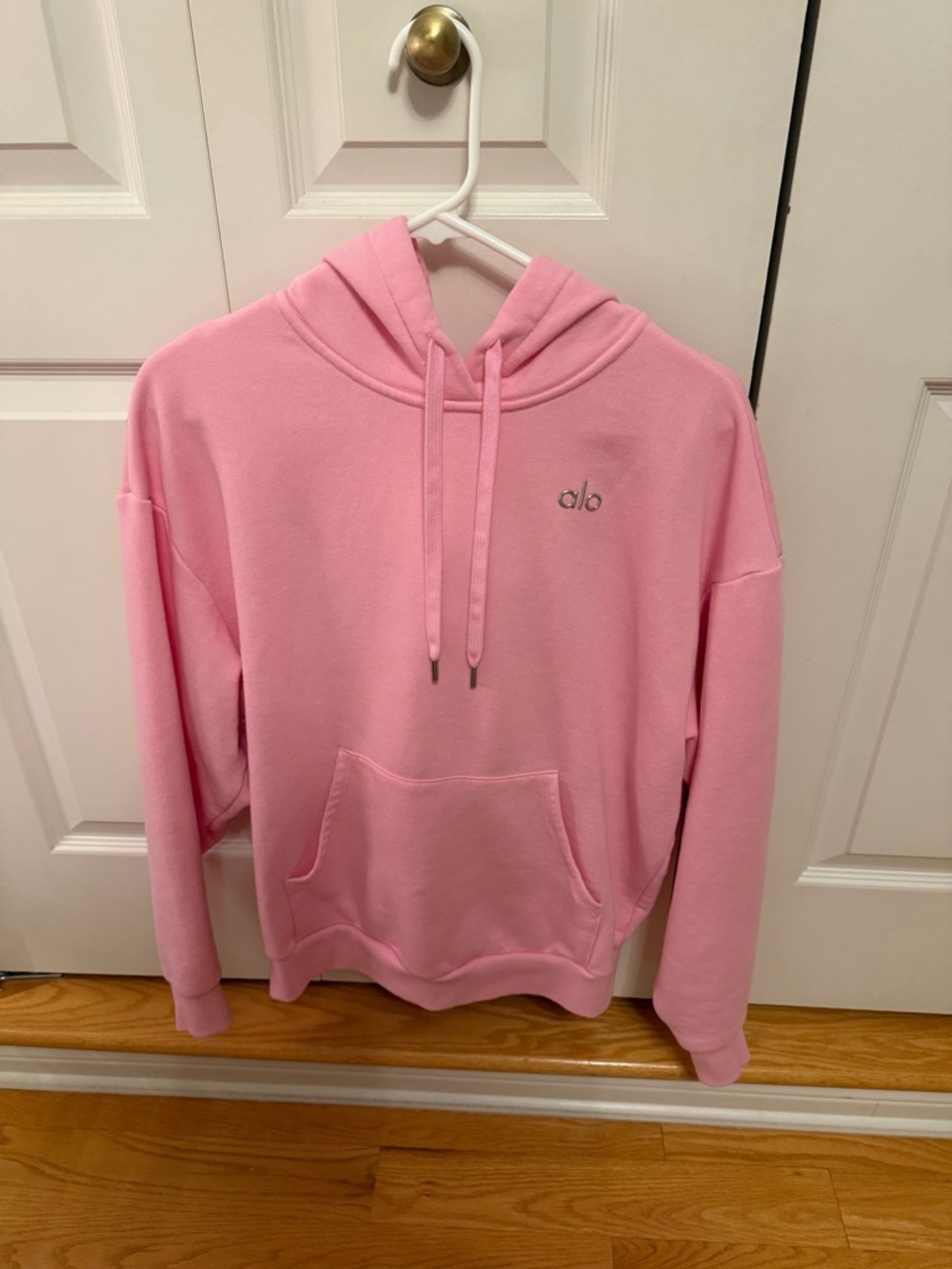 Alo Pink Pullover Hoodie